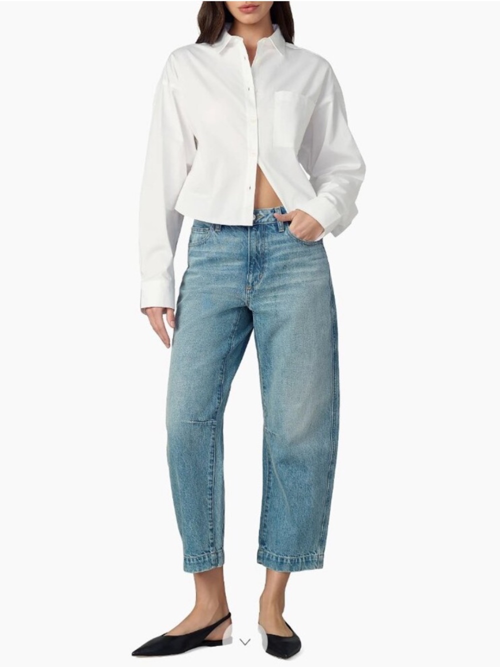 Joe's Jeans The Wilder Relaxed Barrel Jean  Sincere 27 NWT Denim Wide leg Taper